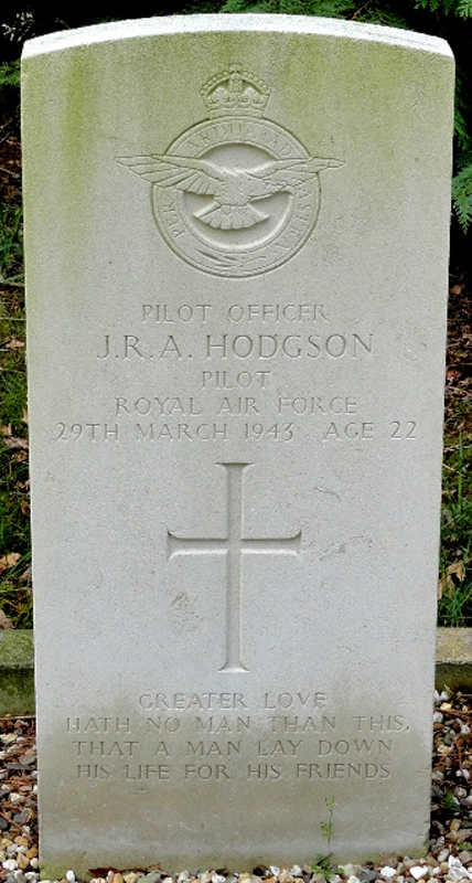 P/O James Robert Arthur Hodgson<br/><br /><br />died March 29th, 1943